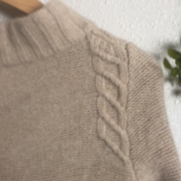 J CREW chunky sweater in light brown - Picture 3 of 9